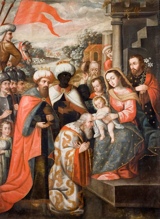 Adoration of the Magi, Cusco School (anonymous)