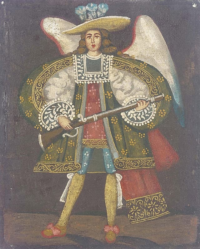 Angel Arcabucero, Cusco School (anonymous)