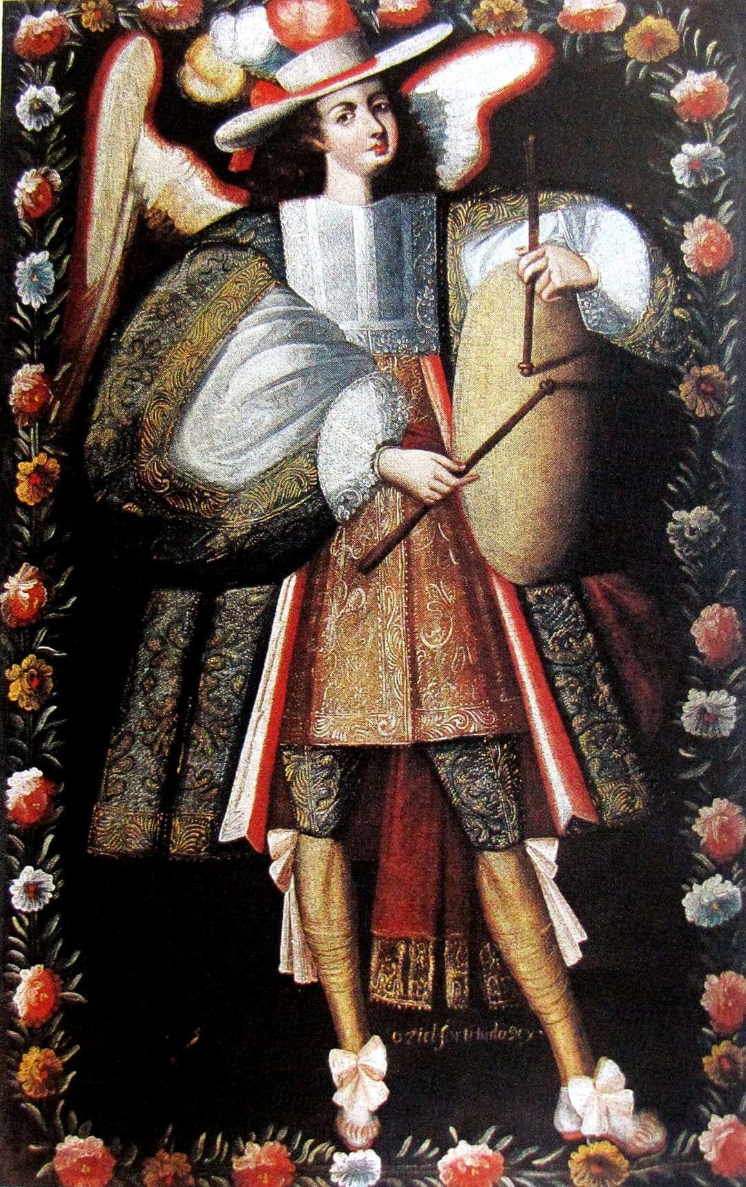 Archangel Josiel, Andean colonial school (anonymous)