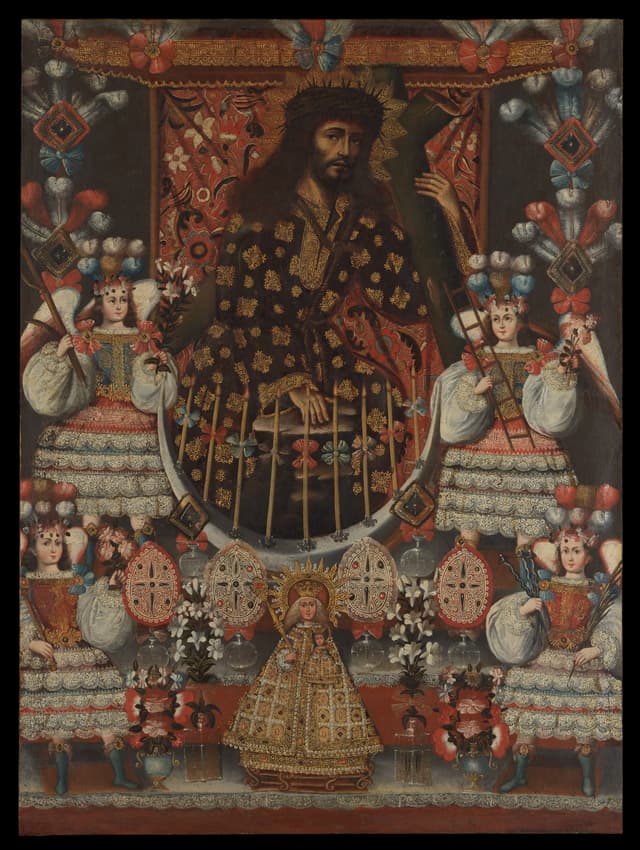 Christ Carrying the Cross, called "The Lord of the Fall", Cusco School (anonymous)