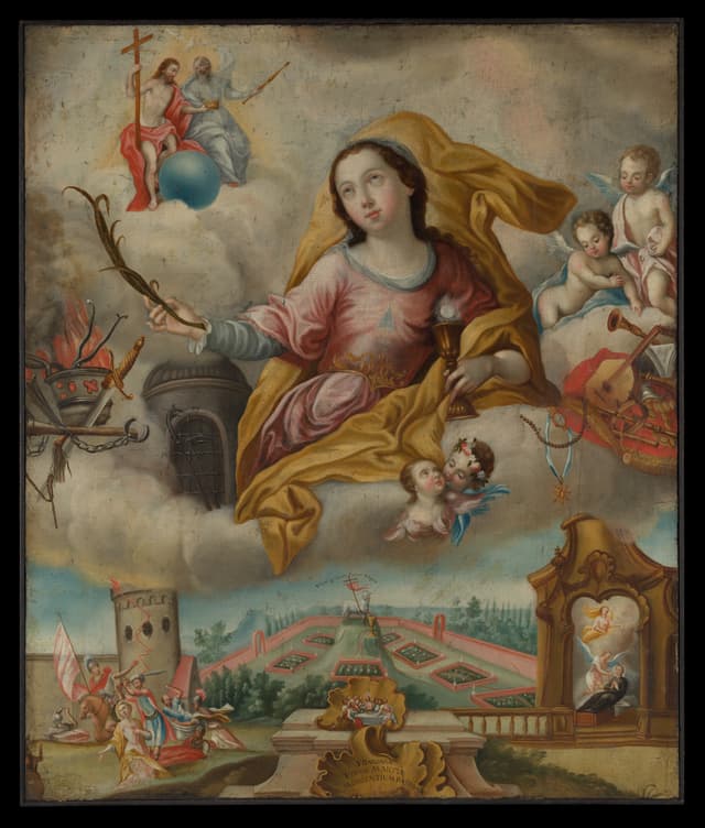 Saint Barbara, Anonymous painter