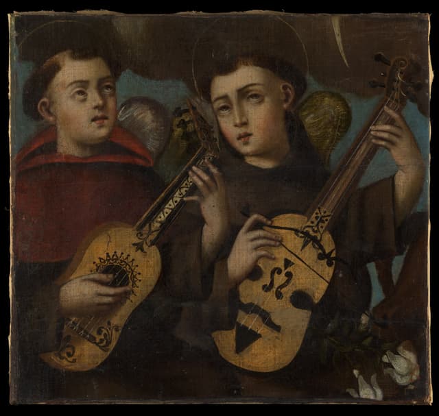Saint Bonaventure and Saint Anthony of Padua, Basilio Santa Cruz Pumacallao