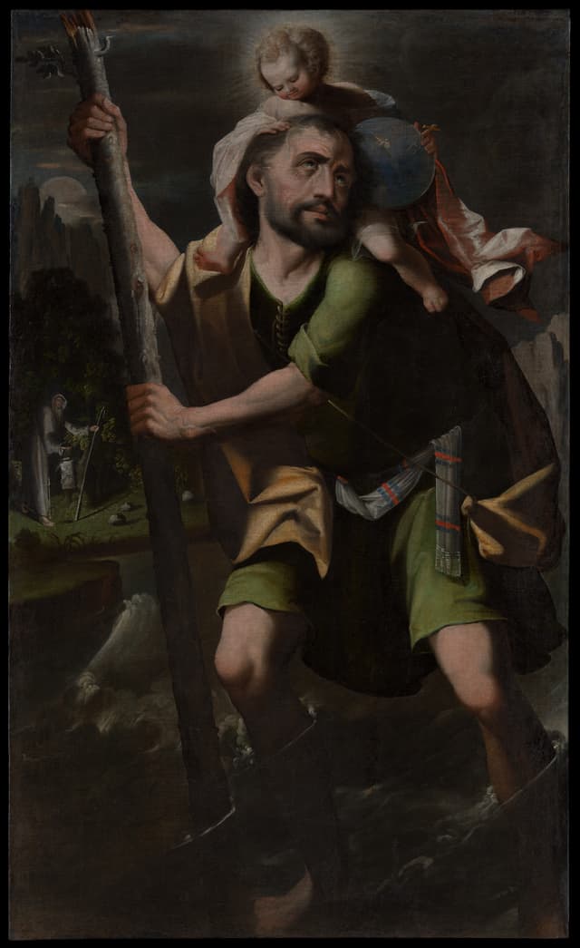 Saint Christopher, Melchor Pérez Holguín