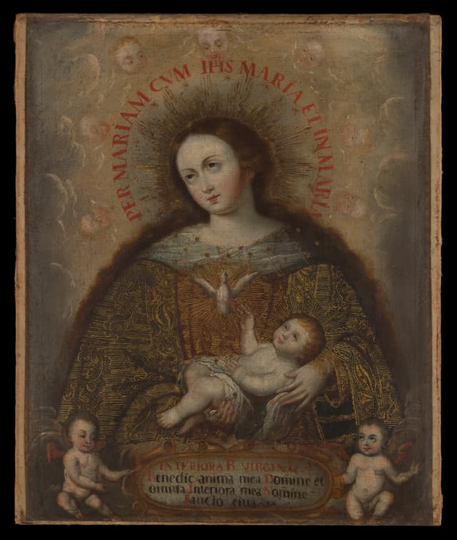 The Soul of the Virgin Mary, Cusco School (anonymous)