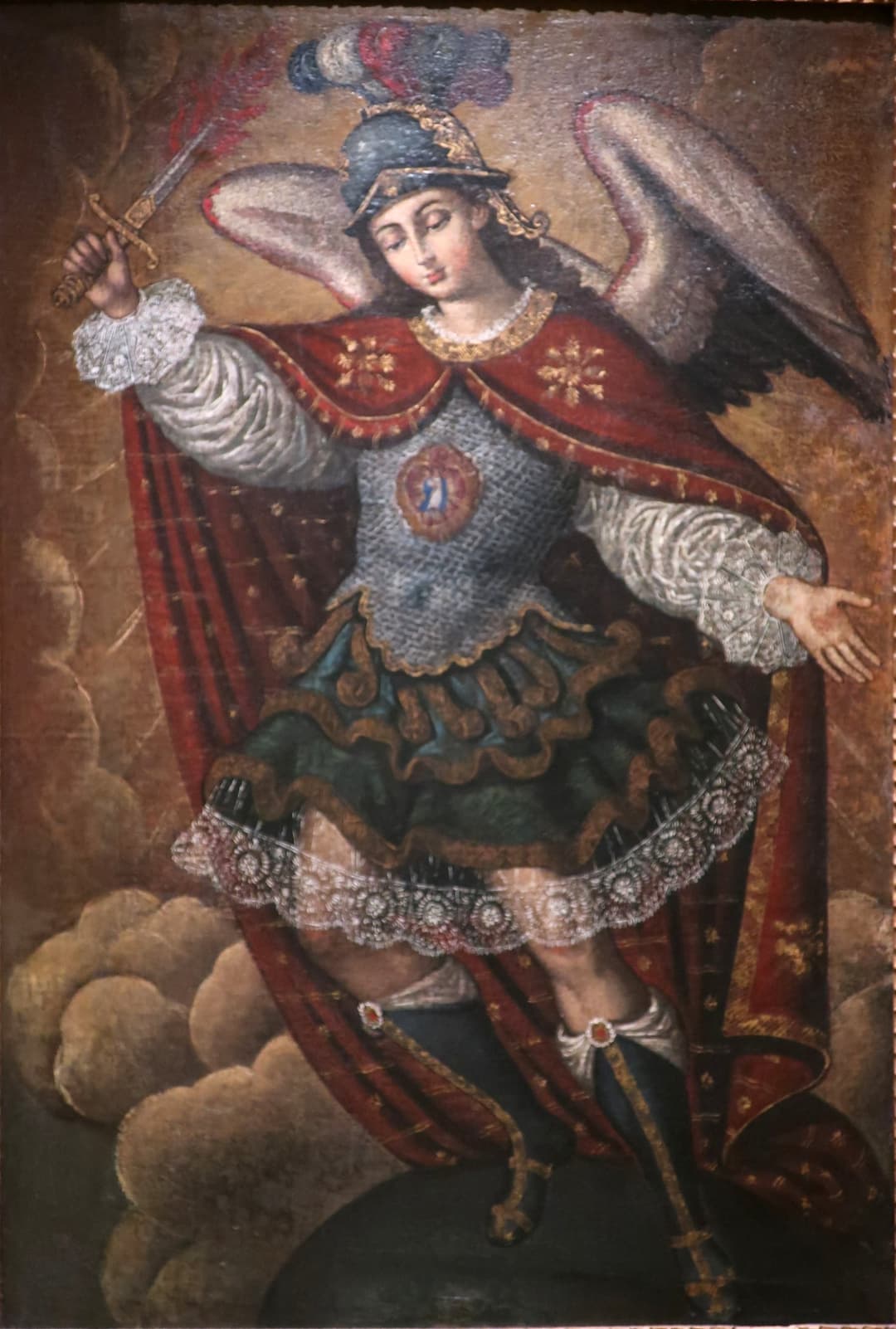 The Archangel Jophiel, Cusco School (anonymous)